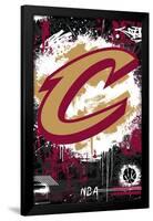 NBA Cleveland Cavaliers - Maximalist Logo 23-Trends International-Framed Poster