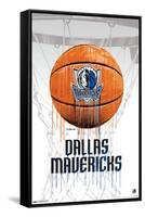 NBA Dallas Mavericks - Drip Basketball 21-Trends International-Framed Stretched Canvas