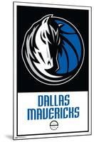 NBA Dallas Mavericks - Logo 21-Trends International-Mounted Poster