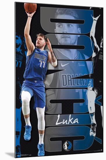 NBA Dallas Mavericks - Luka Doncic 19-Trends International-Mounted Poster