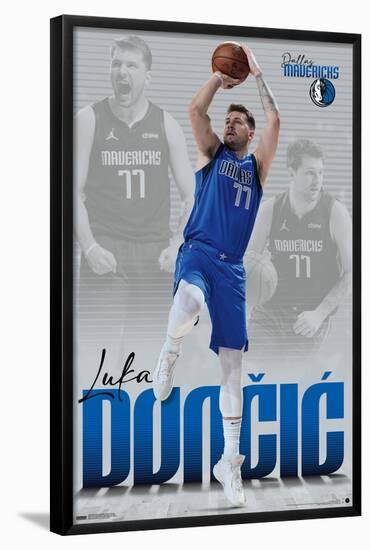 NBA Dallas Mavericks - Luka Doncic 22-Trends International-Framed Poster