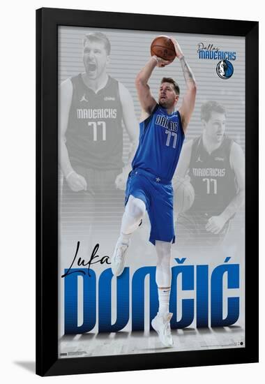 NBA Dallas Mavericks - Luka Doncic 22-Trends International-Framed Poster