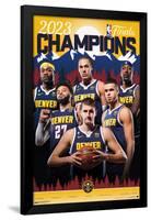 NBA Denver Nuggets - 2023 NBA Finals Champions-Trends International-Framed Poster