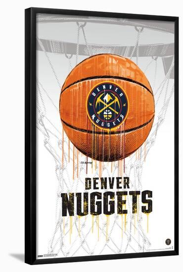 NBA Denver Nuggets - Drip Basketball 21-Trends International-Framed Poster