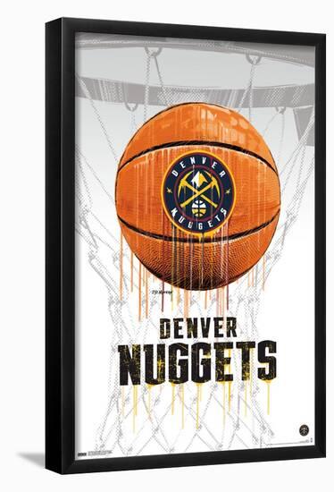 NBA Denver Nuggets - Drip Basketball 21-Trends International-Framed Poster