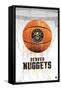 NBA Denver Nuggets - Drip Basketball 21-Trends International-Framed Stretched Canvas