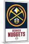 NBA Denver Nuggets - Logo 21-Trends International-Mounted Poster