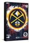 NBA Denver Nuggets - Maximalist Logo 23-Trends International-Framed Stretched Canvas