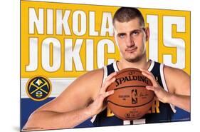 NBA Denver Nuggets - Nikola Jokic 19-Trends International-Mounted Poster