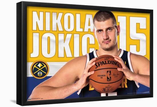 NBA Denver Nuggets - Nikola Jokic 19-Trends International-Framed Poster