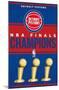 NBA Detroit Pistons - Champions 23-Trends International-Mounted Poster