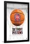 NBA Detroit Pistons - Drip Basketball 21-Trends International-Framed Poster