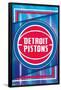 NBA Detroit Pistons - Logo 17-Trends International-Framed Poster