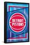 NBA Detroit Pistons - Logo 17-Trends International-Framed Poster