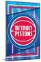 NBA Detroit Pistons - Logo 17-Trends International-Mounted Poster