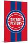 NBA Detroit Pistons - Logo 20-Trends International-Mounted Poster