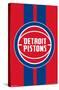 NBA Detroit Pistons - Logo 20-Trends International-Stretched Canvas