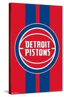 NBA Detroit Pistons - Logo 20-Trends International-Stretched Canvas