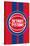 NBA Detroit Pistons - Logo 20-Trends International-Stretched Canvas