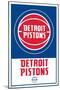 NBA Detroit Pistons - Logo 21-Trends International-Mounted Poster