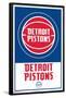 NBA Detroit Pistons - Logo 21-Trends International-Framed Poster