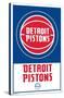 NBA Detroit Pistons - Logo 21-Trends International-Stretched Canvas