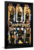 NBA Golden State Warriors - 2022 Commemorative Finals Champions-Trends International-Framed Poster