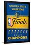 NBA Golden State Warriors - 2022 Commemorative Finals Team Logo-Trends International-Framed Poster