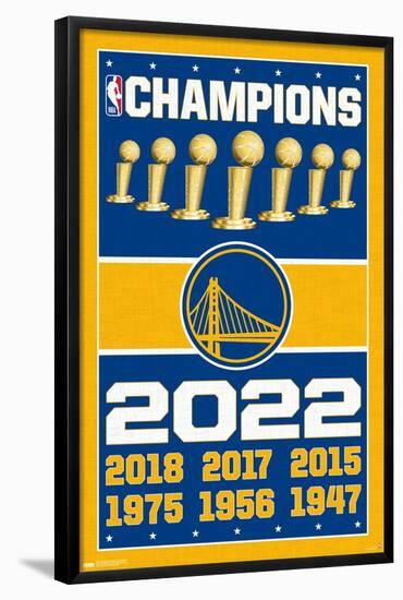 NBA Golden State Warriors - Champions 22-Trends International-Framed Poster