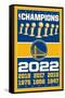 NBA Golden State Warriors - Champions 22-Trends International-Framed Stretched Canvas