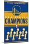 NBA Golden State Warriors - Champions 23-Trends International-Mounted Poster