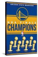NBA Golden State Warriors - Champions 23-Trends International-Stretched Canvas
