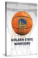 NBA Golden State Warriors - Drip Ball 20-Trends International-Stretched Canvas
