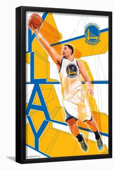 NBA Golden State Warriors - Klay Thompson 17-Trends International-Framed Poster