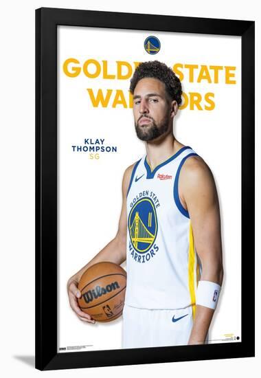 NBA Golden State Warriors - Klay Thompson Feature Series 23-Trends International-Framed Poster