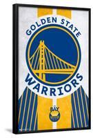 NBA Golden State Warriors - Logo 19-Trends International-Framed Poster