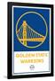 NBA Golden State Warriors - Logo 21-Trends International-Framed Poster