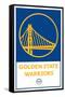 NBA Golden State Warriors - Logo 21-Trends International-Framed Stretched Canvas