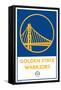 NBA Golden State Warriors - Logo 21-Trends International-Framed Stretched Canvas