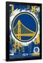 NBA Golden State Warriors - Maximalist Logo 23-Trends International-Framed Poster