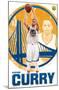 NBA Golden State Warriors - Stephen Curry 15-Trends International-Mounted Poster