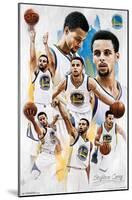 NBA Golden State Warriors - Stephen Curry 16-Trends International-Mounted Poster