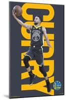 NBA Golden State Warriors - Stephen Curry 18-Trends International-Mounted Poster