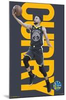 NBA Golden State Warriors - Stephen Curry 18-Trends International-Mounted Poster