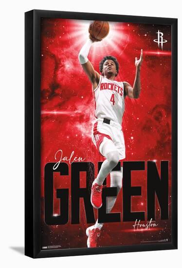 NBA Houston Rockets - Jalen Green 23-Trends International-Framed Poster