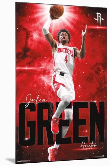 NBA Houston Rockets - Jalen Green 23-Trends International-Mounted Poster