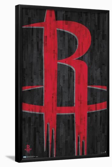 NBA Houston Rockets - Logo 19-Trends International-Framed Poster