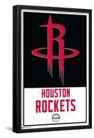 NBA Houston Rockets - Logo 21-Trends International-Framed Poster