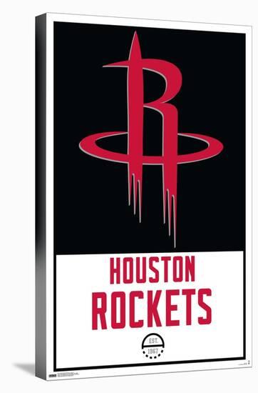 NBA Houston Rockets - Logo 21-Trends International-Stretched Canvas