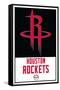 NBA Houston Rockets - Logo 21-Trends International-Framed Stretched Canvas